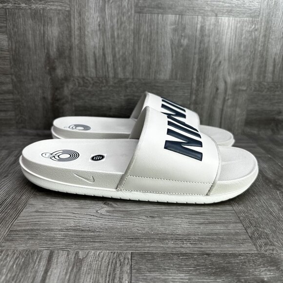 Nike OFFCOURT Men's size 8 Ivory Cream Slides - Picture 1 of 8